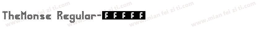 TheMonse Regular字体转换